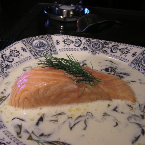 Recette de saumon à l'oseille selon la traditionnelle recette des Frères Troisgros