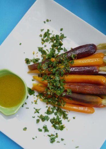 Salade de carottes cuites à la gremolata