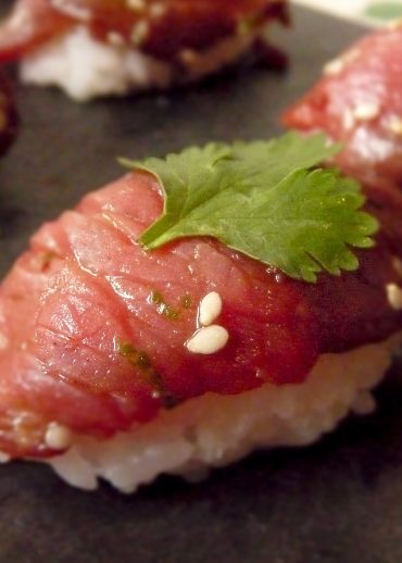 sushi de boeuf