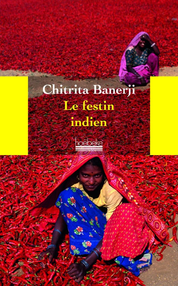 Couverture du livre sur la cuisine indienne de Chitrtie Banerji, le Festin Indien. 