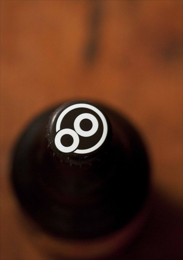La capsule de bière Belgoo qui représente des crop-circles