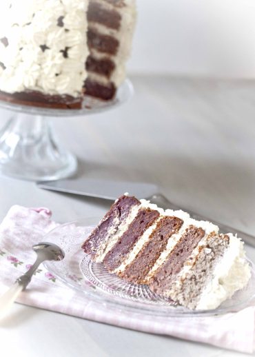 layer cake aux fruits rouges