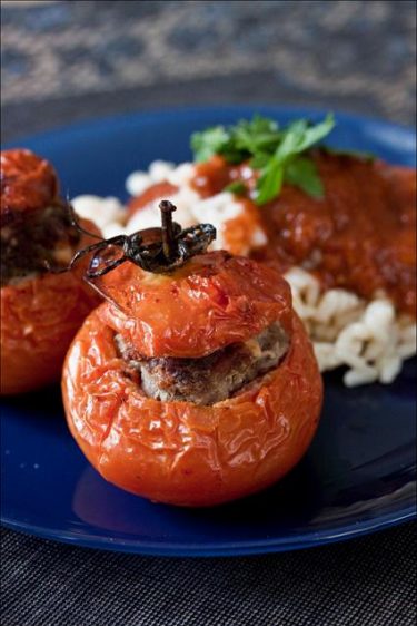 Tomates farcies à la viande recette facile de plat complet