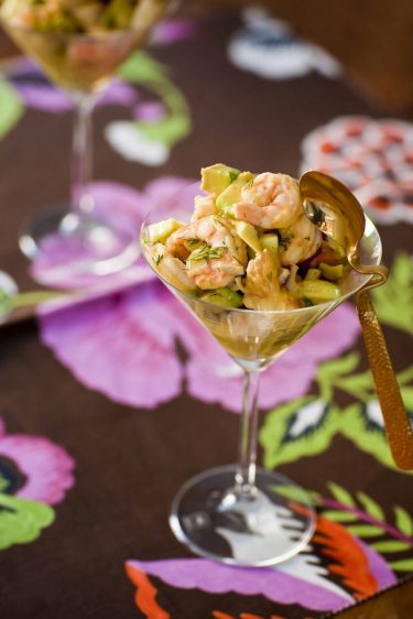 recette de salade cocktail pamplemousse crevettes