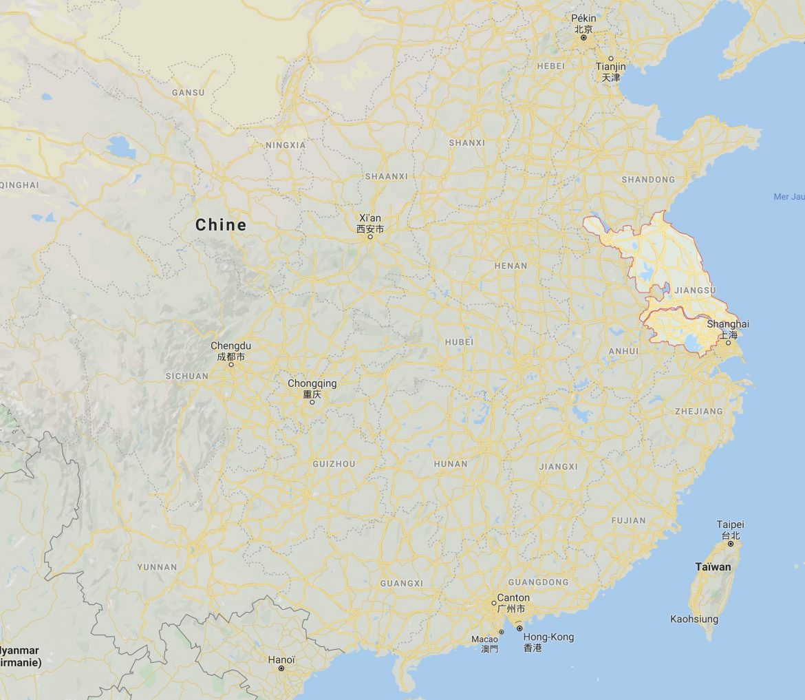 La région du Jiangsu