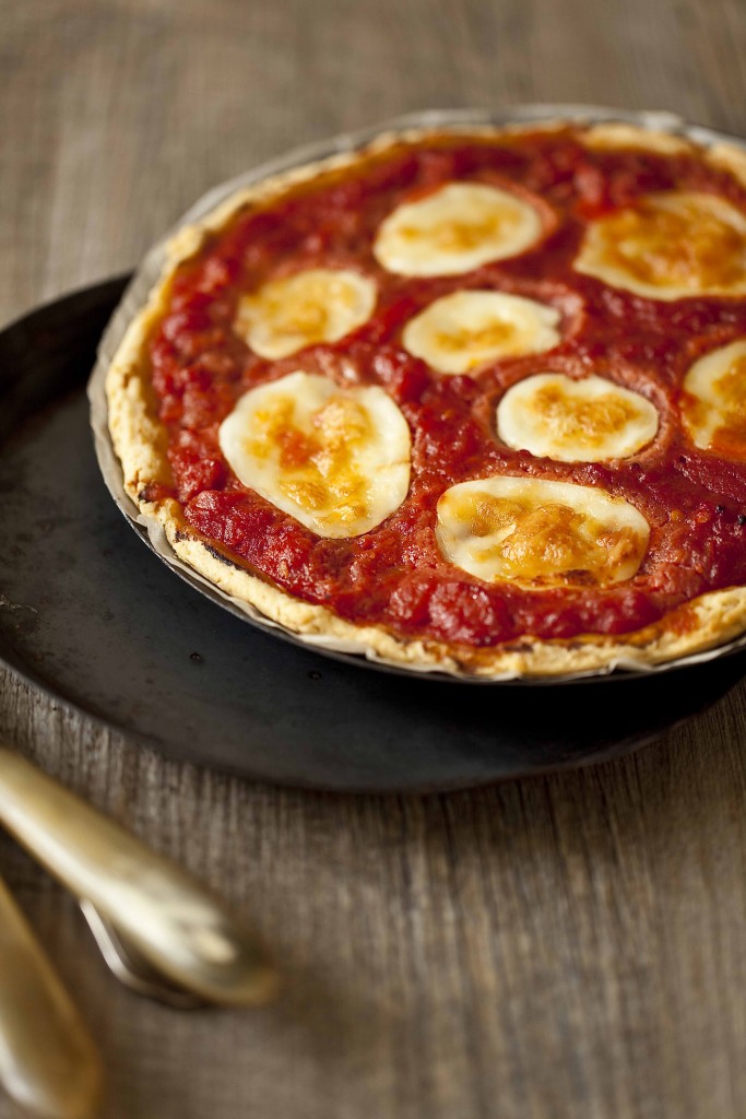 Tarte pizza à la tomate et à la mozzarella 11