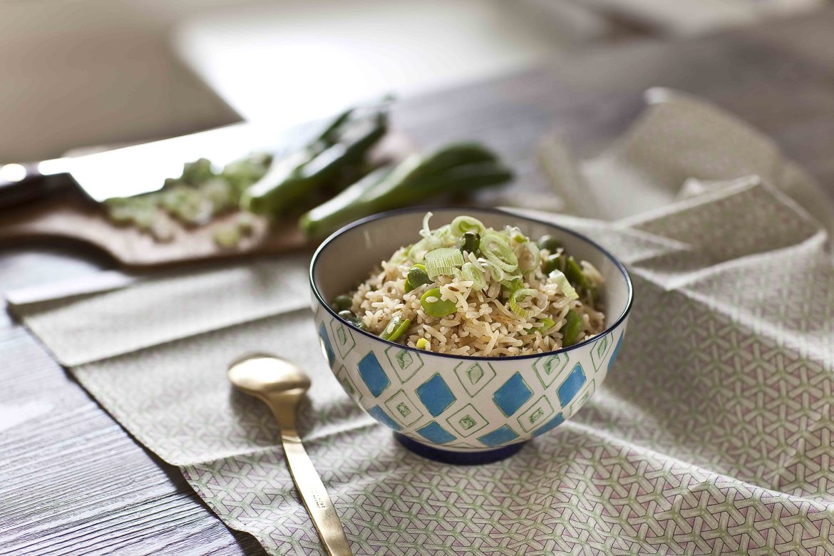 la recette du riz basmati au cumin et aux fèves