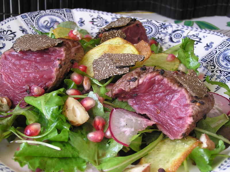 Ma recette facile et rapide de salade de boeuf aux truffes de Bourgogne