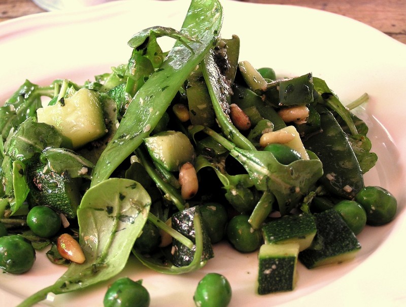 Salade de légumes toute verte