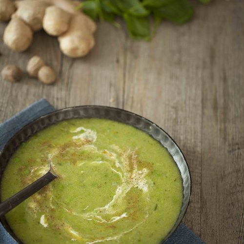 Ma recette de soupe aux épinards et aux épices, réalisée pour Amoureusment Soupe 2015