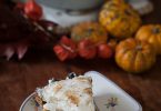 La tarte meringuée au potimarron et à la châtaigne est inspirée de la pumkin pie made in USA