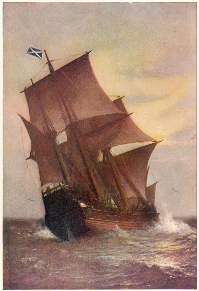 Le Mayflower, le bâteau des Pilgrim Fathers arrivé en Amérique en 1620