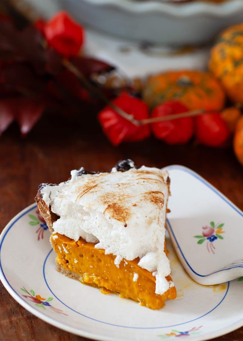 La tarte à la citrouille maison ou pumpkin pie américaine