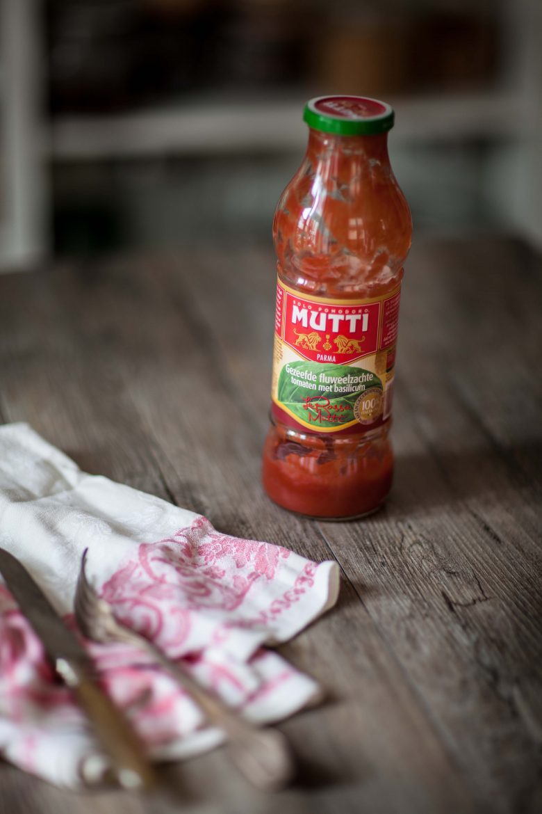La passata Mutti que j'ai utilisée pour ma recette de haricots sauce tomate à l'italienne