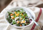 Salade de radis multicolores aux oeufs de truite, la recette