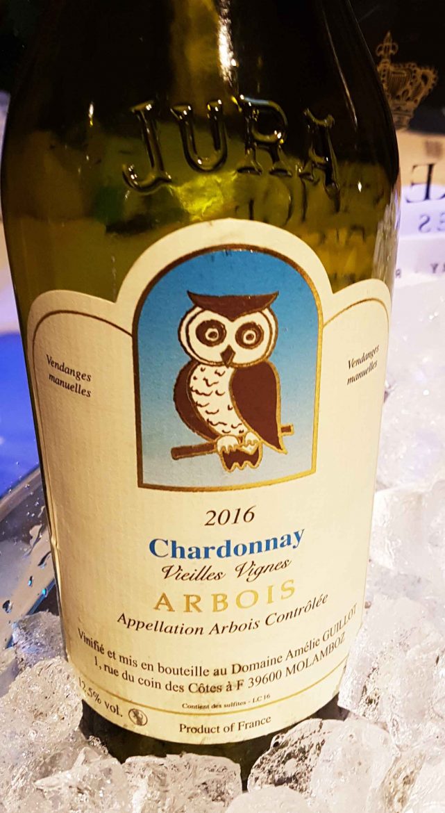 Un vin d'Arbois d'Amélie Guillot Chardonnay vieilles vignes 2016