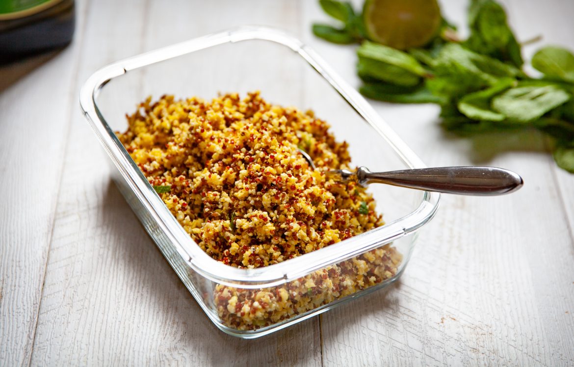 Taboule De Chou Fleur Au Curcuma Et Au Quinoa Recette Vegetarienne