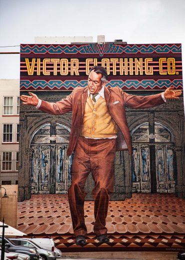 Mural of Anthony Queen w 3rd st LA. Los Angeles autrement visiter la ville à pied