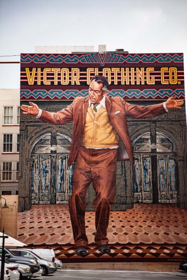 Mural of Anthony Queen w 3rd st LA. Los Angeles autrement visiter la ville à pied