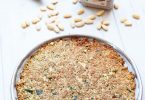 Pâte à pizza aux courgettes et aux graines de chia blanc précuite, la recette