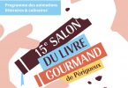 L'affiche du 15 ème salon du livre gourmand de Perigueux