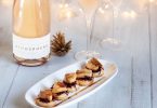 Recette de feuilletés de foie gras à la betterave et vin rosé pétillant du domaine de Fiiguière, l'Atmosphère