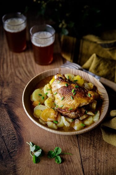 Recette de ragoût de poulet à l'irlandaise ou irish stew au poulet