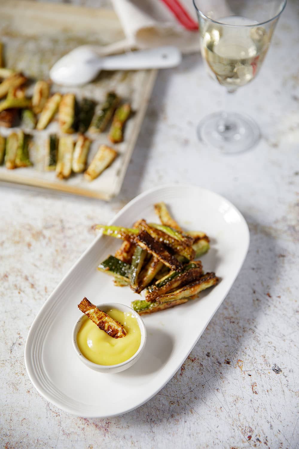 Frites de courgettes - Marie Food Tips