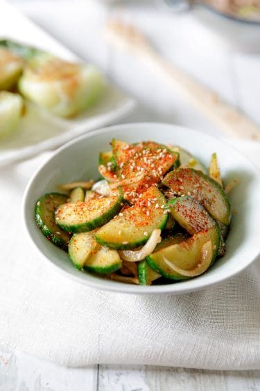 Salade de concombre à la coréenne, la recette facile