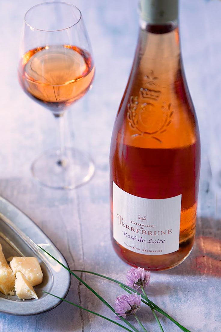Vin rosé de Loire du Domaine de Terrebrune