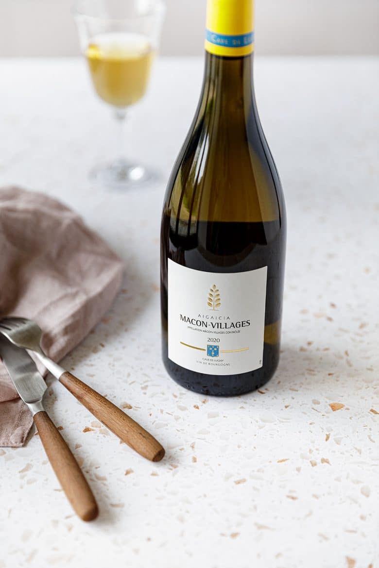 Aigaicia, vin blanc Mâcon Villages 2020, de la Cave de Lugny
