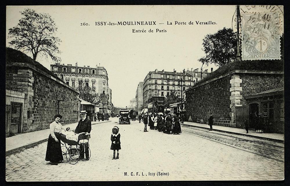 La Porte de Versailles vue à partir d'Issy-les-Moulineaux