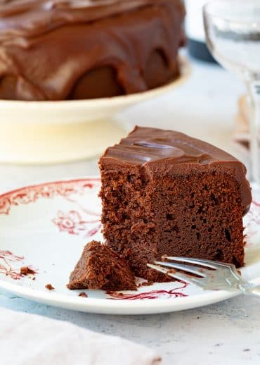 Les ingrédients du gâteau au chocolat