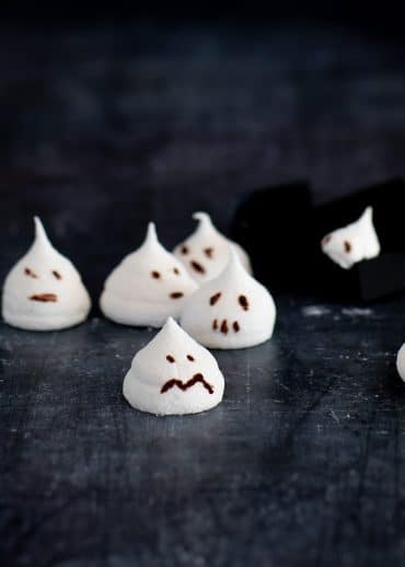 Marshmallows natures recette en forme de fantômes pour Halloween
