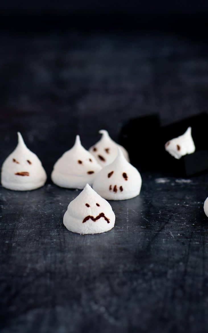 Marshmallows natures recette en forme de fantômes pour Halloween