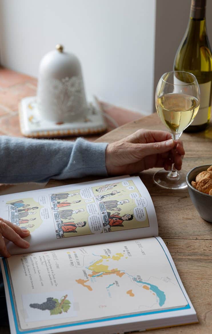 Le livre d'apprentissage Dunod sur l'oenologie, tout savoir sur le vin en bande dessinée : Oenologix.