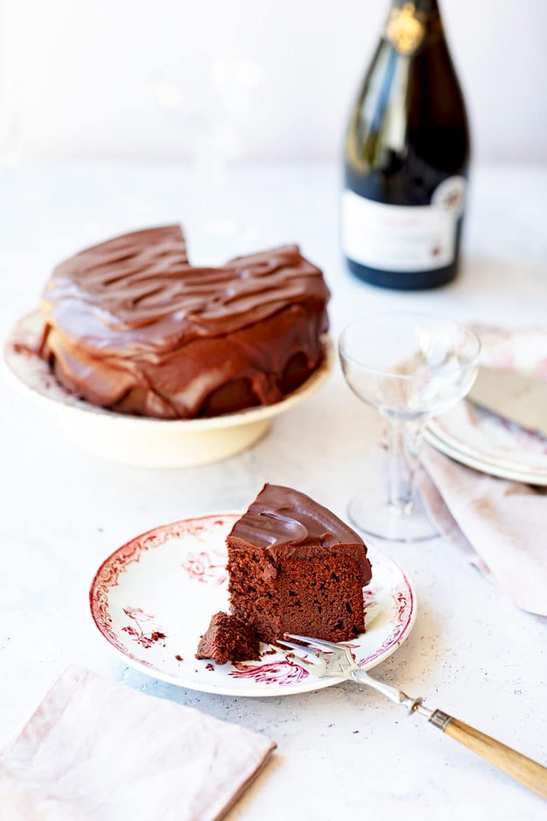 Une recette facile du gâteau au chocolat avec du chocolat et non du cacao