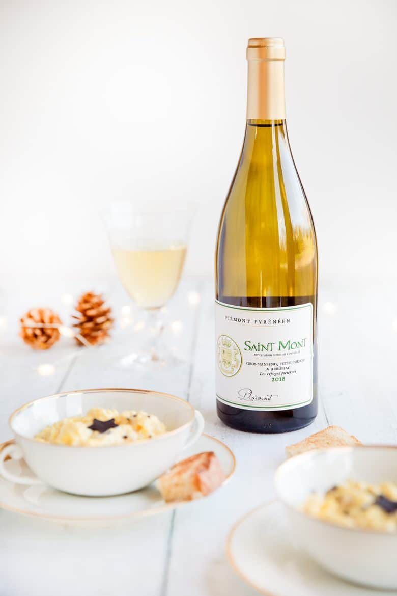 Vin blanc de l'AOC Saint-Mont Plaimont. 