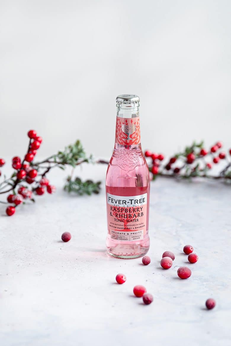 Le délicieux tonic water raspberry & rhubarb de Fever-Tree